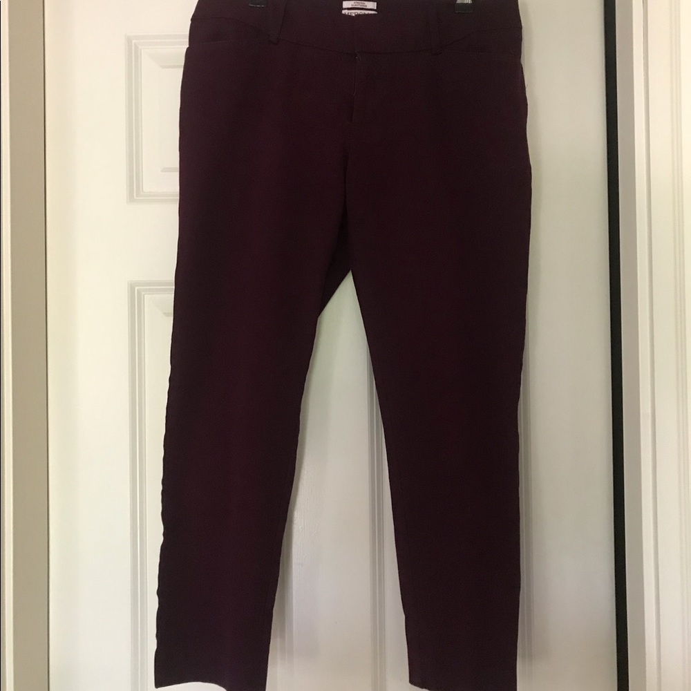 Cropped Merona maroon pants - EUC